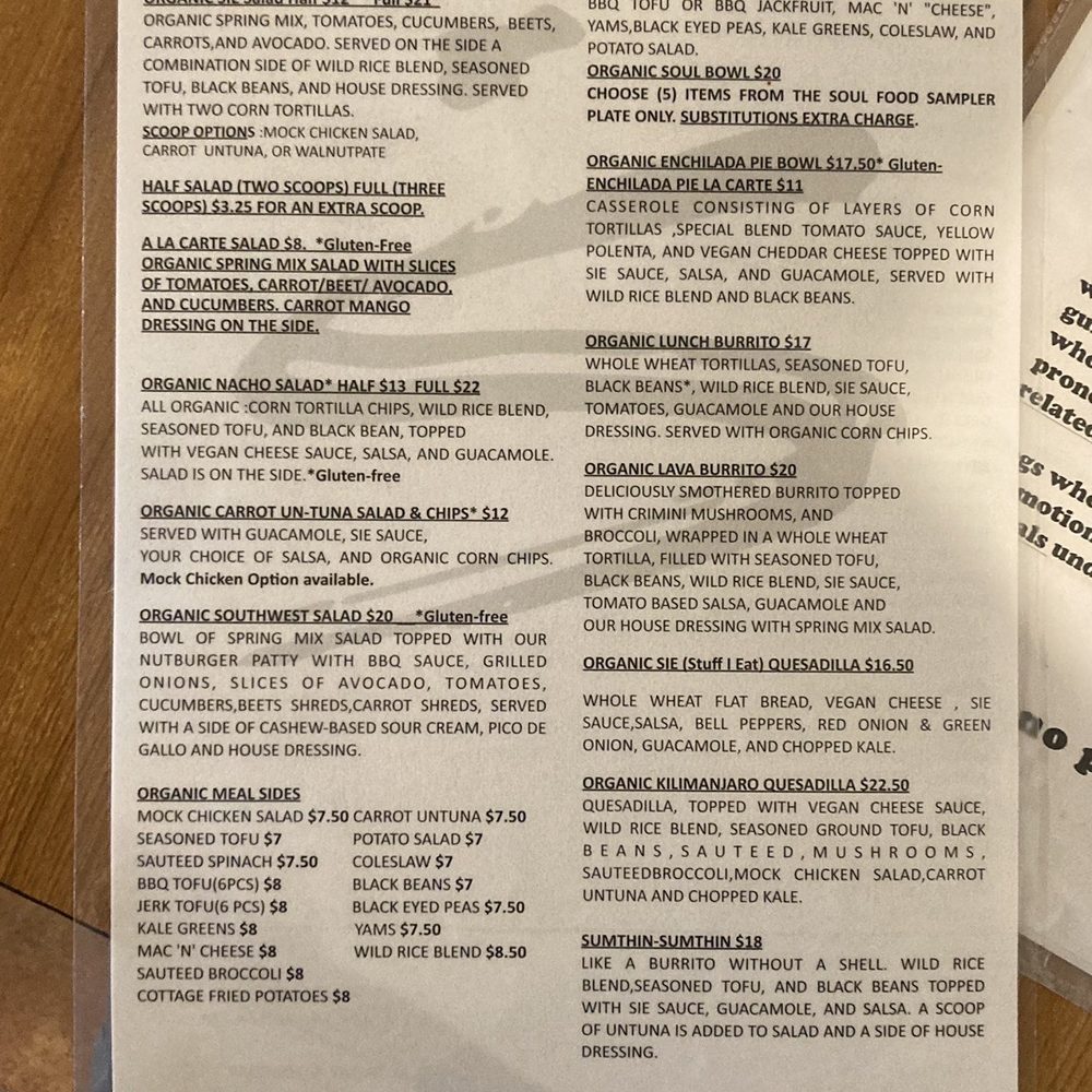 Stuff I Eat - Menu of Healthy Food - Vegan Near Me - Inglewood, California Stuff I Eat - Menu of Healthy Food - Vegan Near Me - Inglewood, California