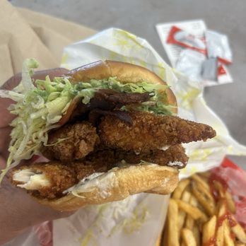 Chicken Guy! - See how thick this sandwich was, I tore it Up! - Salad Near Me - Ocala, Florida Chicken Guy! - See how thick this sandwich was, I tore it Up! - Salad Near Me - Ocala, Florida