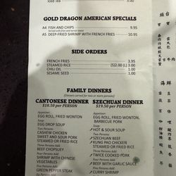 Gold Dragon - Menu 10/2026