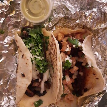 Wako Taco - In flour tortilla is the Campechanos chiccarone & chorizo taco. In corn tortilla is the Wako taco (bistek, chorizo, bacon and salchicha). - Mexican Near Me - Waco, Texas Wako Taco - In flour tortilla is the Campechanos chiccarone & chorizo taco. In corn tortilla is the Wako taco (bistek, chorizo, bacon and salchicha). - Mexican Near Me - Waco, Texas