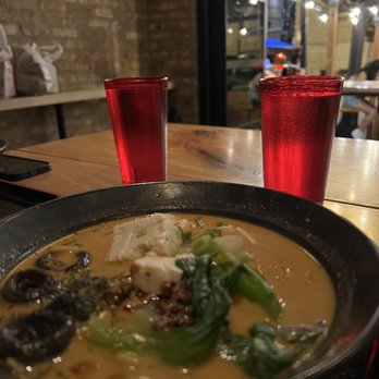 RAMEN-SAN - Vegetable Broth tantan-san - Ramen Near Me - Chicago, Illinois RAMEN-SAN - Vegetable Broth tantan-san - Ramen Near Me - Chicago, Illinois
