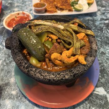 Fiesta Mexicana - 17. Molcajete Combo - Mexican Near Me - Merced, California
