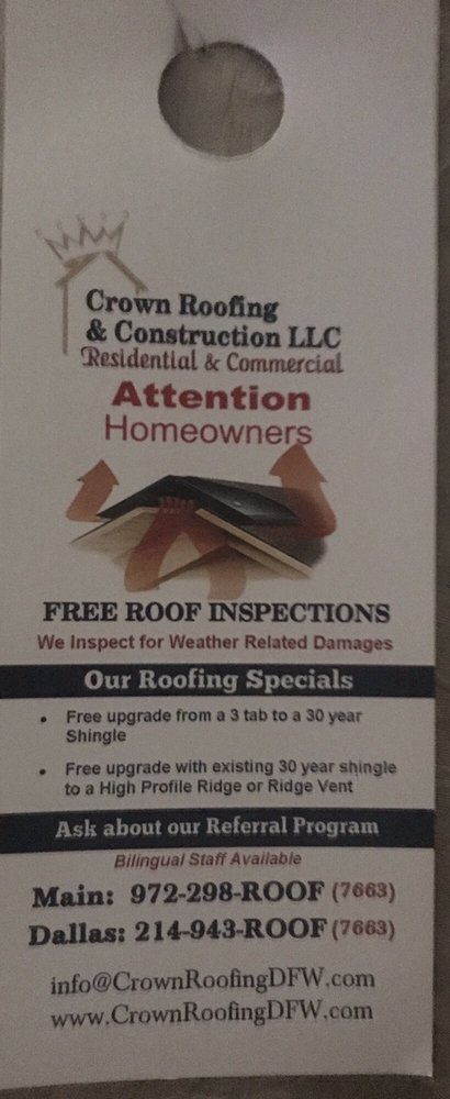 Slide of Crown Exteriors and Construction DFW