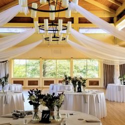 Unitarian Universalist Congregation of Marin - High ceilings and forever views in Fellowship hall, plus space for more than 120 guests