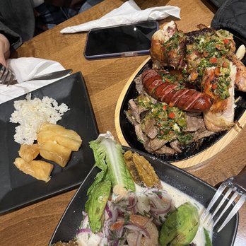 Fuego - Ceviche mixed con parrillada . This food was legit in typical Venezuela  style. Check them out !! - Salad Near Me - Daytona Beach, Florida