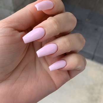 Crystal Nails And Spa - Coffin Shape - Nail Salons Near Me - Hialeah, Florida