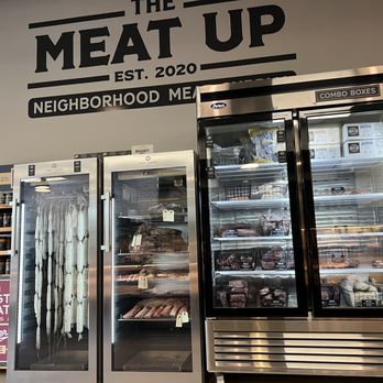 The Meat Up - Freezer #2 (right), dry ager (middle), house made salami (left) - Meat Shops Near Me - Fresno, California The Meat Up - Freezer #2 (right), dry ager (middle), house made salami (left) - Meat Shops Near Me - Fresno, California