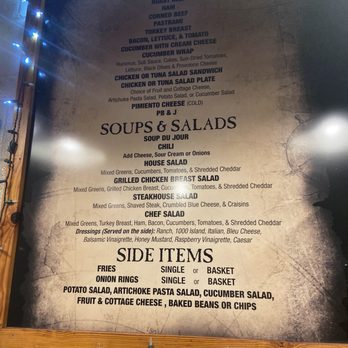 Poor Richard's Sandwich Shop - Menu board - Sandwiches Near Me - Manteo, North Carolina