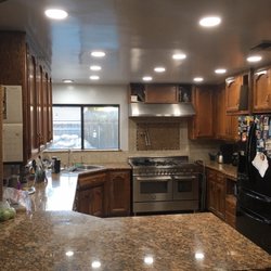 Arts Drywall - Finished job with my bad paint job with Halo lighting.