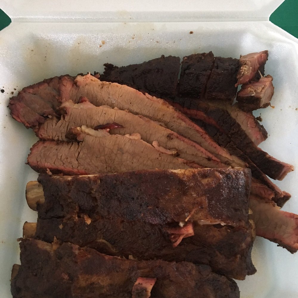 Simply Barbecue - 1/2 lb brisket and 1/4 rack ribs - Barbeque Near Me - Lockwoods Folly, North Carolina Simply Barbecue - 1/2 lb brisket and 1/4 rack ribs - Barbeque Near Me - Lockwoods Folly, North Carolina