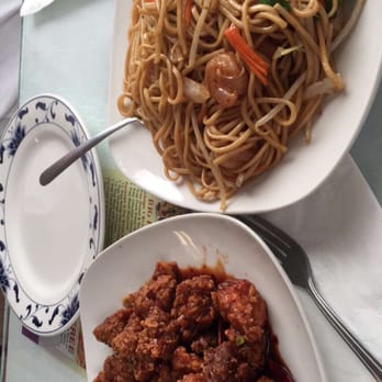 China Kitchen - General chicken with shrimp chow mien. So good! - Chinese Near Me - Reno, Nevada