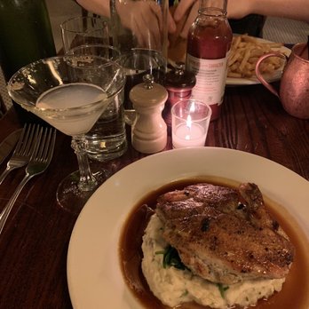 The Smith - Lemon drop martini and Brick Pressed Chicken - New American Near Me - New York, New York The Smith - Lemon drop martini and Brick Pressed Chicken - New American Near Me - New York, New York