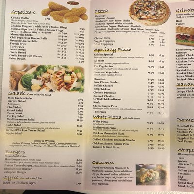 Menu photo 7 Golden Pizza Worcester, MA