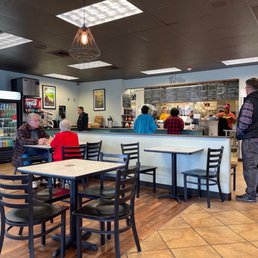 customers at the counter customers at the counter