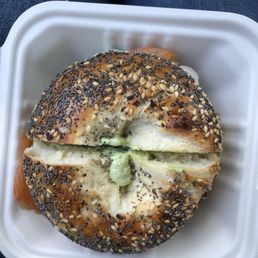 Everything Bagel with Ramp CC and Lox Everything Bagel with Ramp CC and Lox