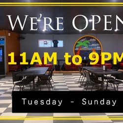 Las Palmas - Dining area and hours of operation.
