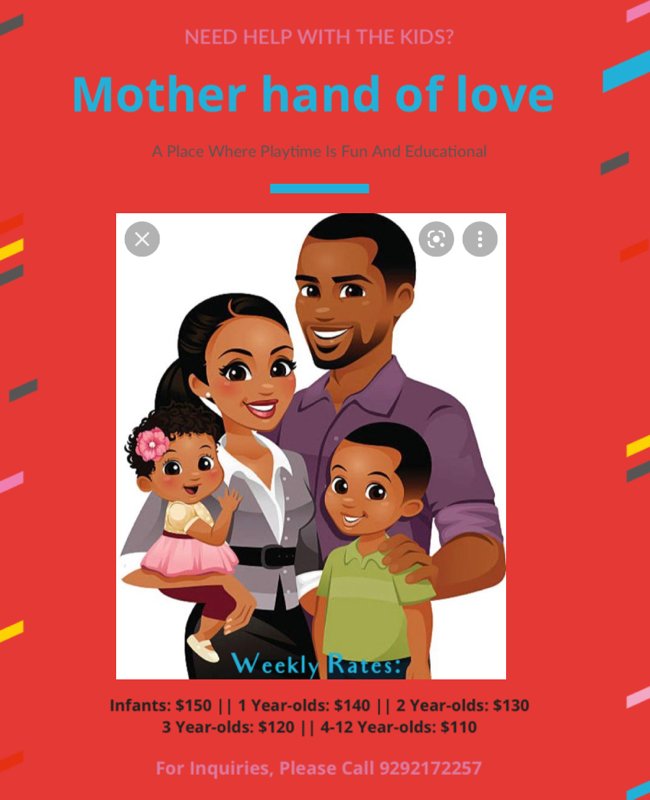 Mother hand of love - childcare center in Newark, NJ