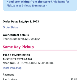 an email asking customers to pay