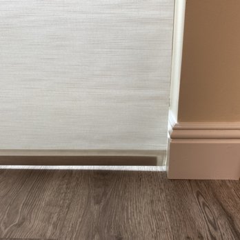 GYC Blinds - Great attention to detail! His precise measurements got us flush with baseboard molding. - Shades & Blinds Near Me GYC Blinds - Great attention to detail! His precise measurements got us flush with baseboard molding. - Shades & Blinds Near Me