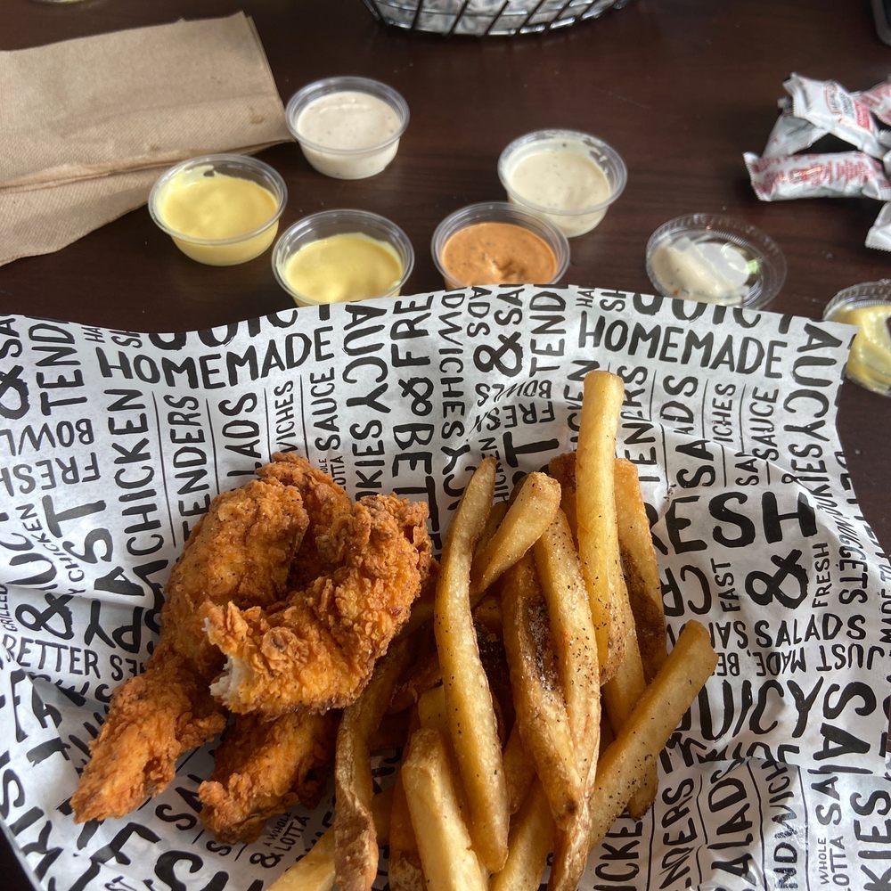 PDQ Chicken - 3 piece chicken tender with fries - Chicken Shop Near Me - Stuart, Florida PDQ Chicken - 3 piece chicken tender with fries - Chicken Shop Near Me - Stuart, Florida