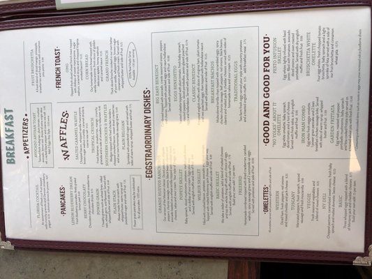Menu photo 6 Turning Point Moorestown Moorestown, NJ
