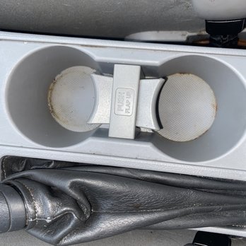 Route 66 Car Wash - cup holders not wiped - Auto Detailing Near Me - Upland, California Route 66 Car Wash - cup holders not wiped - Auto Detailing Near Me - Upland, California