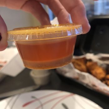 Hooters - No idea what it was supposed to be but the sauce kept separating and tasted soooo gross - Sports Bars Near Me - Sarasota, Florida