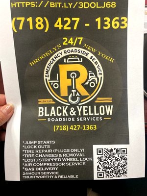 Black And Yellow Roadside Services on Yelp