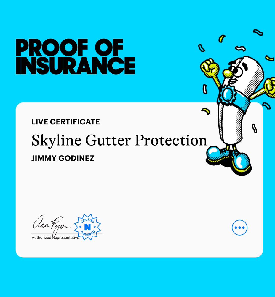 Slide of Skyline Gutter Protection 