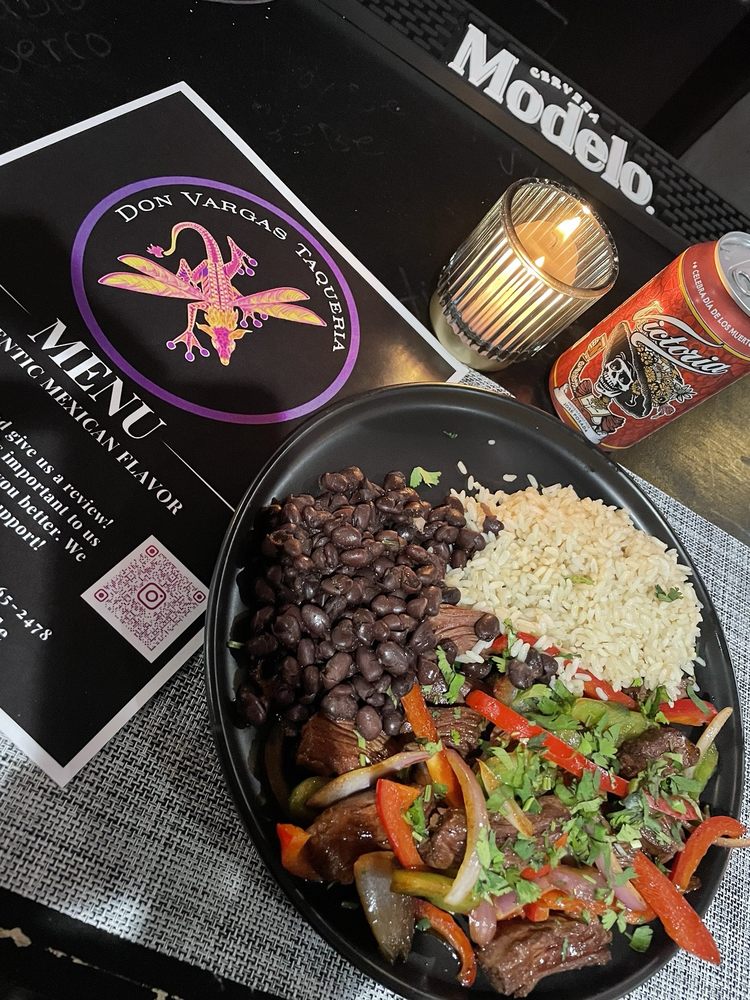 Food from Don Vargas Taqueria