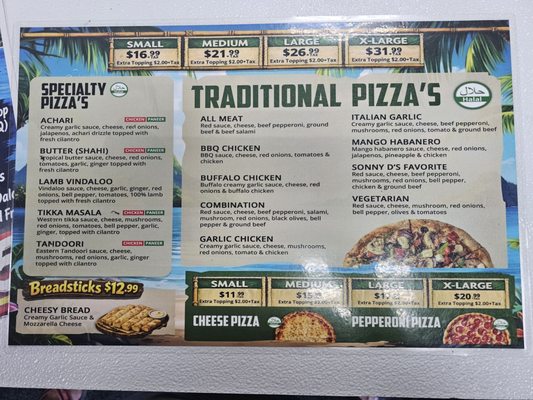 Menu photo 1 Sonny D's Pizza Sacramento, CA Menu photo 1 Sonny D's Pizza Sacramento, CA
