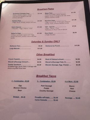 Menu photo 3 R-BBQ Sabinal, TX
