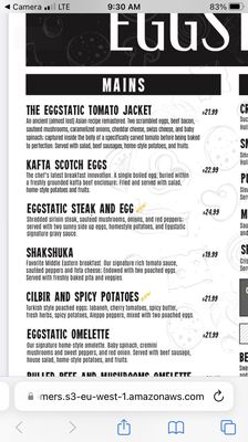 Menu photo 4 Eggstatic Mississauga, ON