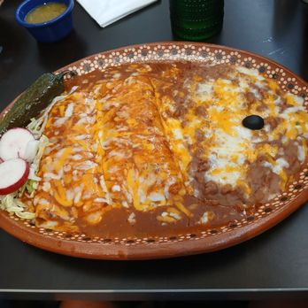 Tacos Tijuana Cantina - 2 cheese enchilada plate - Mexican Near Me - Reno, Nevada