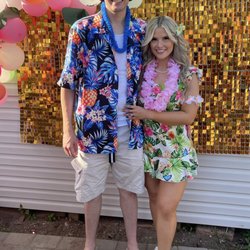 Blo Me Away Blow Dry Bar - Hawaiian theme 30th & my Fiancé!