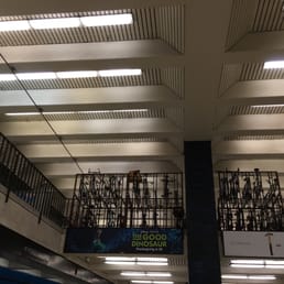 Upper level bike parking