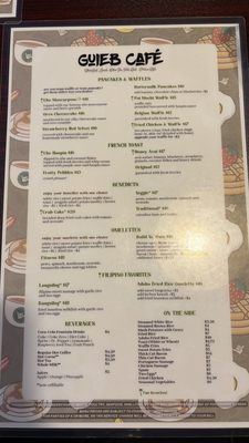 Menu photo 1 Guieb Cafe Las Vegas, NV