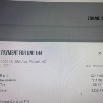 Extra Space Storage - Same unit - Self Storage Near Me - Phoenix, Arizona