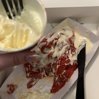 Melt n’ Dip - Red Velvet Fettuccine. - Creperies Near Me - Willowbrook, Illinois