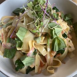 Belmont Hotel - Prawn and chilli pasta
