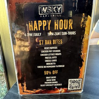 WSKY Bar + Grill - Happy hour menu - Bars Near Me - Henderson, Nevada WSKY Bar + Grill - Happy hour menu - Bars Near Me - Henderson, Nevada