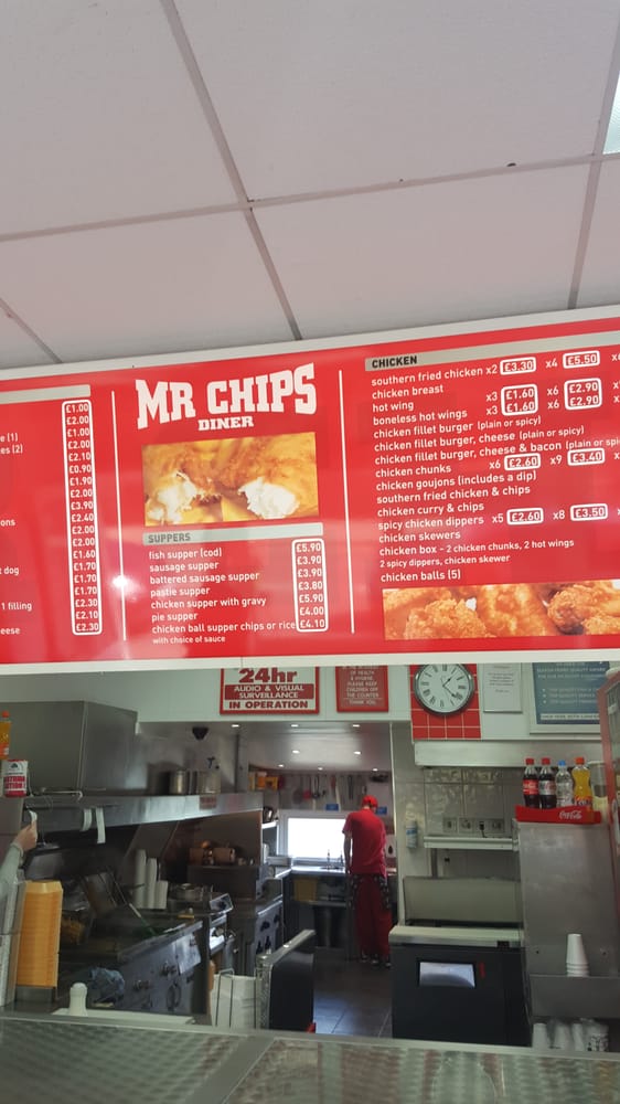 MR CHIPS Updated September 2024 14 Main Street, Portrush, Coleraine