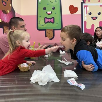 Micho Love - Our grandkids sharing a bowl of ice cream! - Ice Cream & Frozen Yogurt Near Me - West Saint Paul, Minnesota