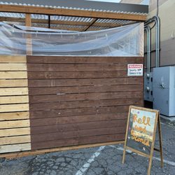 Roll & Scored - Outdoor patio