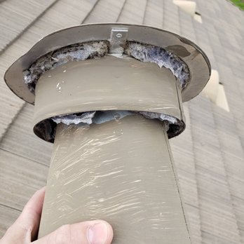 Vent Cleaning Hero - BEFORE Clogged roof dryer duct - Air Duct Cleaning Near Me Vent Cleaning Hero - BEFORE Clogged roof dryer duct - Air Duct Cleaning Near Me