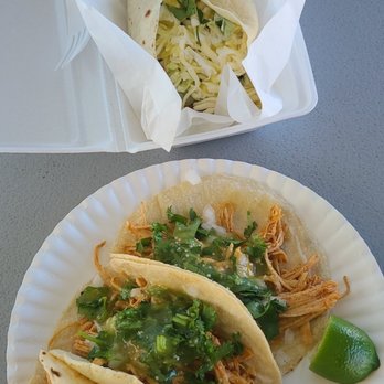 Tacos Gonzalez - two plates of tacos on a table - Food Trucks Near Me - Teton, Idaho