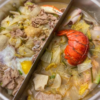 Tasty Pot - Tasty Pot - takeout combination of Seafood Lobster Hotpot & Japanese Miso Hotpot - Taiwanese Near Me - Richmond Hill, Ontario Tasty Pot - Tasty Pot - takeout combination of Seafood Lobster Hotpot & Japanese Miso Hotpot - Taiwanese Near Me - Richmond Hill, Ontario