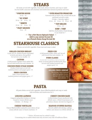 Menu photo 6 Metropolitan Steakhouse Leavenworth, KS Menu photo 6 Metropolitan Steakhouse Leavenworth, KS