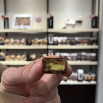 Läderach chocolatier suisse - Sample Marzipan Chocolate - Chocolatiers & Shops Near Me - Costa Mesa, California Läderach chocolatier suisse - Sample Marzipan Chocolate - Chocolatiers & Shops Near Me - Costa Mesa, California