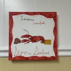 Simm Seafood - Art work at Simm Seafood.